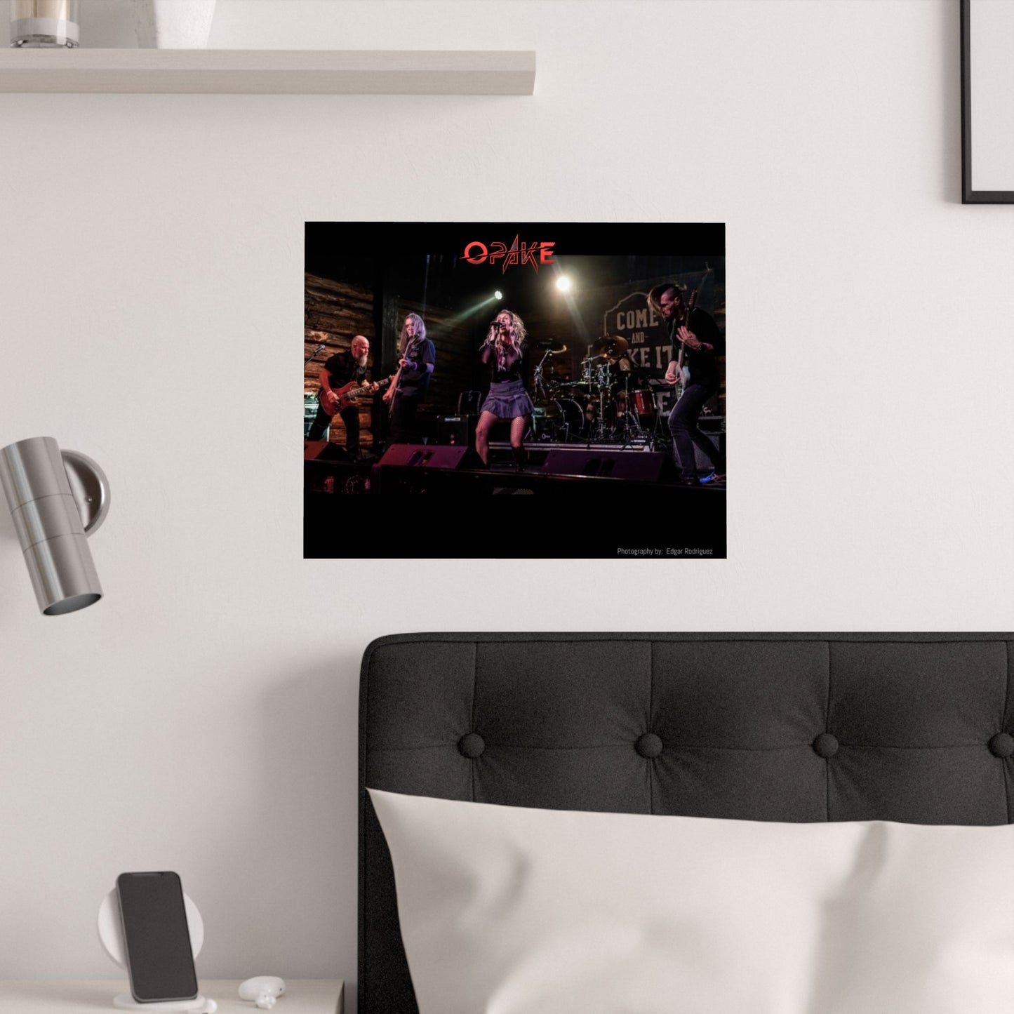 OPAKE Rock Band Satin Poster