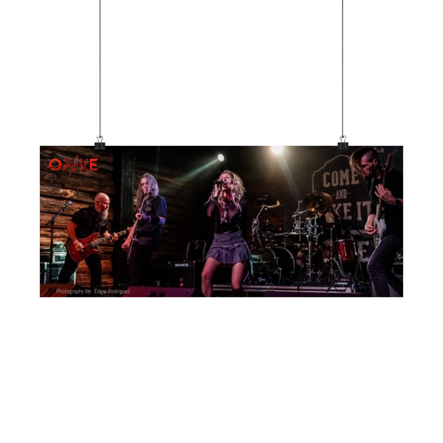 OPAKE Rock Band Satin Poster
