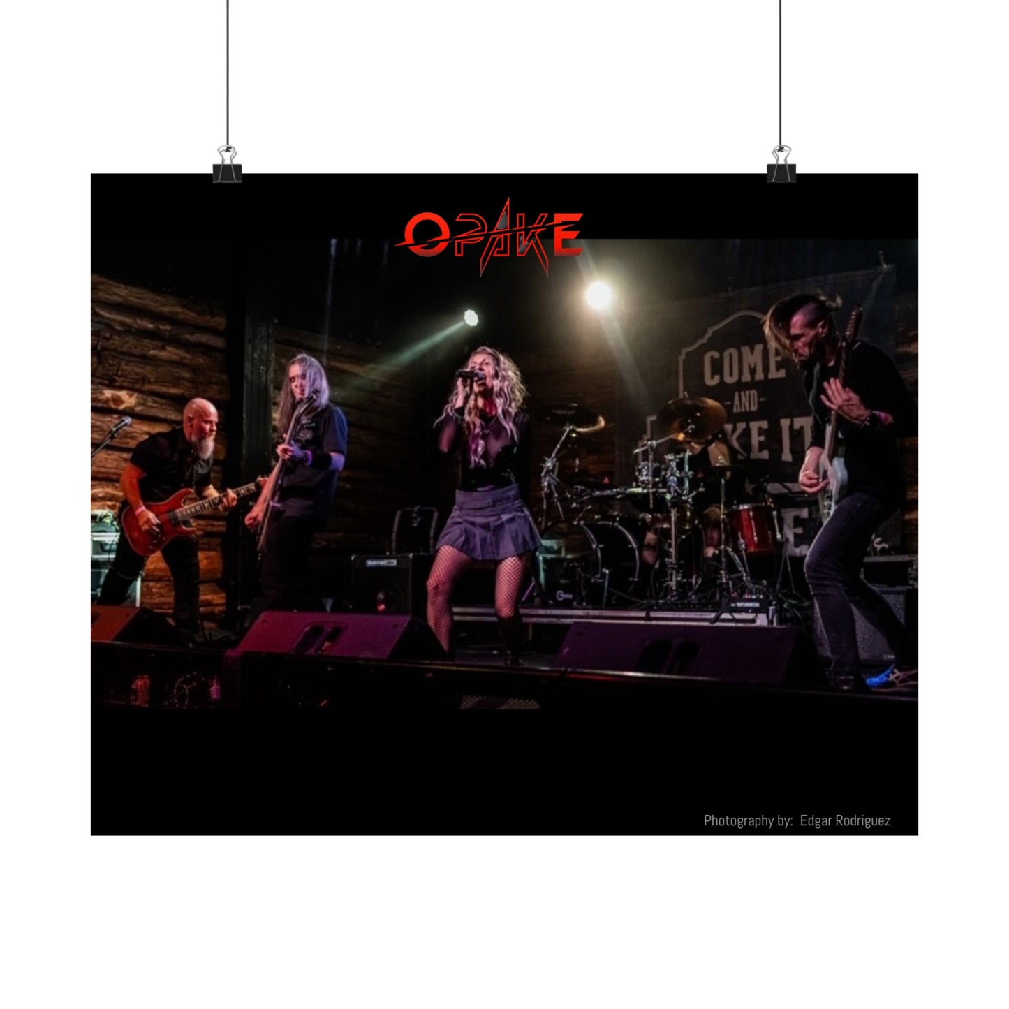OPAKE Rock Band Satin Poster